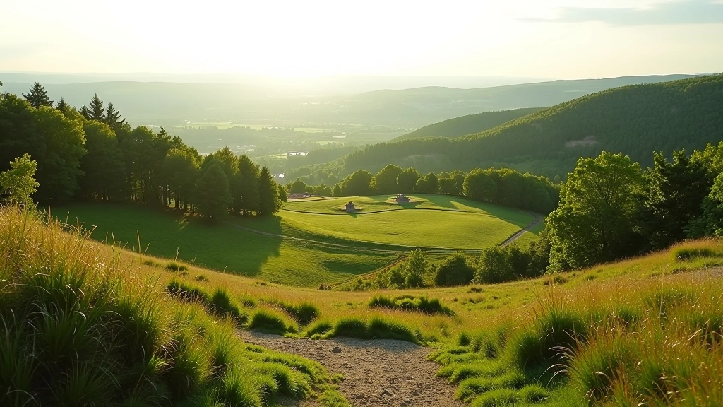 View from Jersika hillfort overlooking the Daugava bend landscape